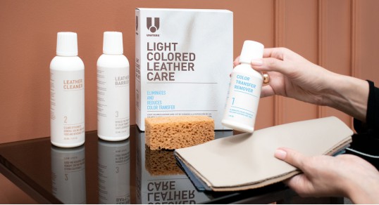 Набор для ухода за свеже окрашенной коже | LIGHT COLORED LEATHER CARE KIT