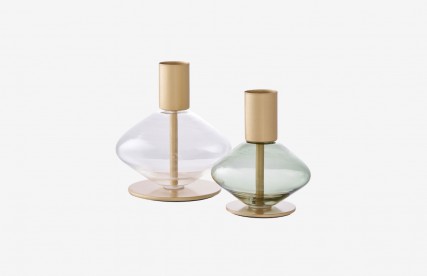 Žvakidės | GLASS 2 vienetų komplektas Žvakidės | GLASS 2 vienetų komplektas
