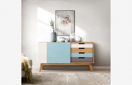Komoda | CHASER melsvos durelės