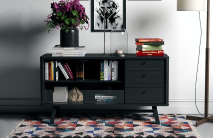 Komoda | SKAGEN juodos spalvos