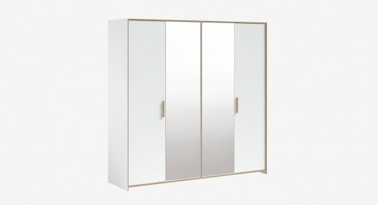 Wardrobe | MODERA 4 door, with mirror