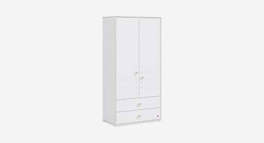 Wardrobe | MONTES WHITE 2 door