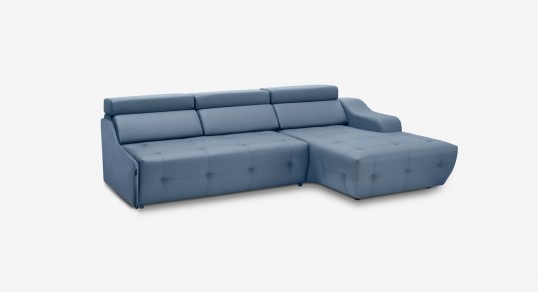 Corner sofa | IMPULSE With a thin armrest