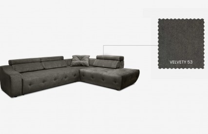 Minkštas kampas | IMPULSE LEGO VELVETY 53 DEŠININIS