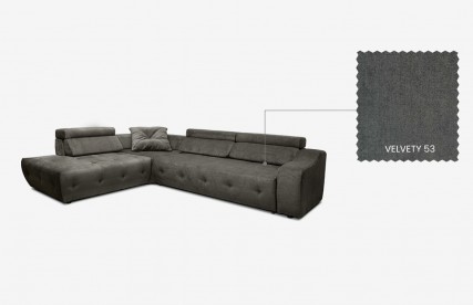 Minkštas kampas | IMPULSE LEGO VELVETY 53 KAIRINIS