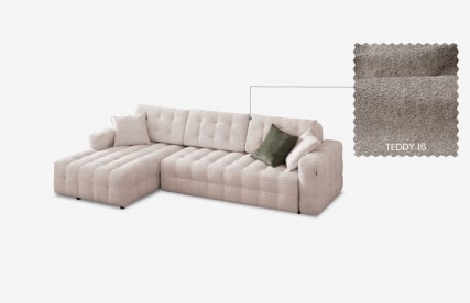 Corner sofa | MIŠELIN TEDDY 16 LEFT