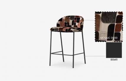 Baro kėdė | PALERMO MOSAIC 0889 BSM 11