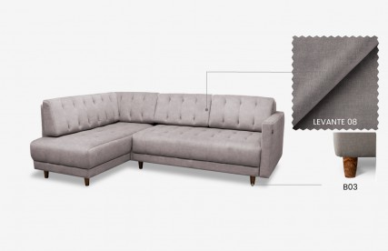 Minkštas kampas | TITAN MAX C3 LEVANTE 08 KAIRINIS