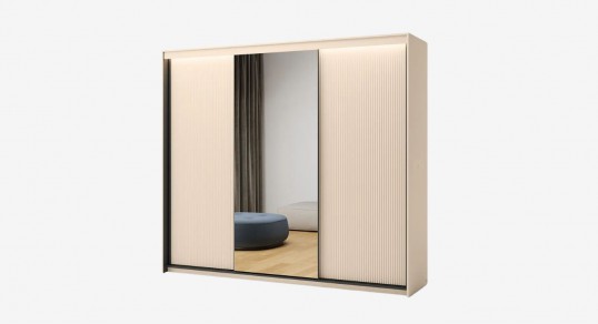 Wardrobe | TREND 3 doors, with sliding doors