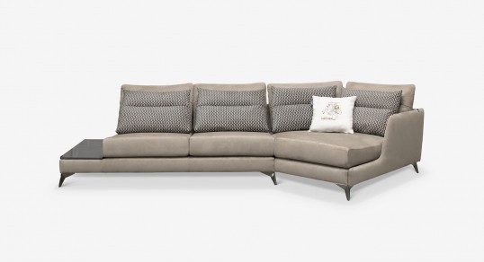 Corner sofa | VYTIS with shelf