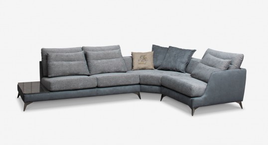 Corner sofa | VYTIS MAX with shelf