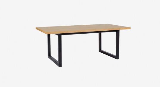 Table | CAMDEN Rectangular with Herringbone Print
