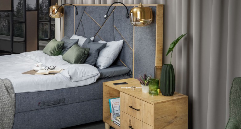 miegamojo interjeras (nuotr. Magres baldai)