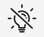 BE VITRINOS APŠVIETIMO