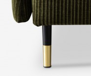 OLYMPICH150B07M27 | BLACK, BRASS COLORED METAL