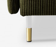 OLYMPICH150B09M27 | WHITE, BRASS COLORED METAL