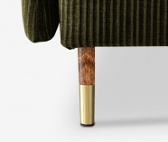 OLYMPICH150B03M27 | DARK BROWN, BRASS COLORED METAL