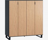 BLACK FRAME | NATURAL OAK COLOR FACADE