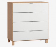 ĄŽUOLO SPALVOS KORPUSAS | BALTAS FASADAS