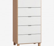 NATURAL OAK COLOR FRAME | WHITE FACADE