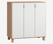 ĄŽUOLO SPALVOS KORPUSAS | BALTAS FASADAS