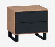 NATURAL OAK COLOR FRAME | BLACK FACADE