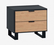 BLACK FRAME | NATURAL OAK COLOR FACADE