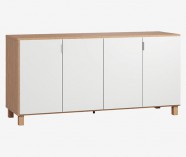 ĄŽUOLO SPALVOS KORPUSAS | BALTAS FASADAS