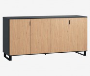 JUODAS KORPUSAS | ĄŽUOLO SPALVOS FASADAS