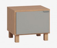 ĄŽUOLO SPALVOS KORPUSAS | PILKAS FASADAS