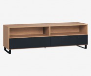 NATURAL OAK COLOR FRAME | BLACK FACADE